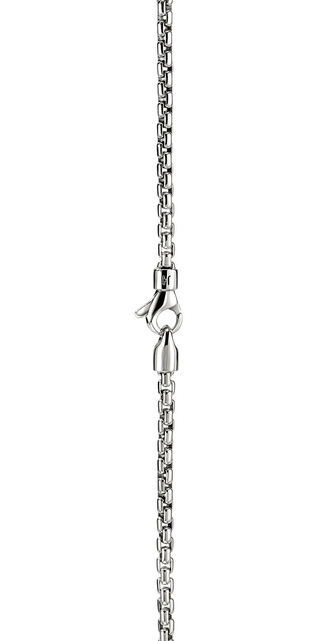 John Hardy Box Chain Necklace, 2.7mm - 26-Inch - in SS - NM98807X26