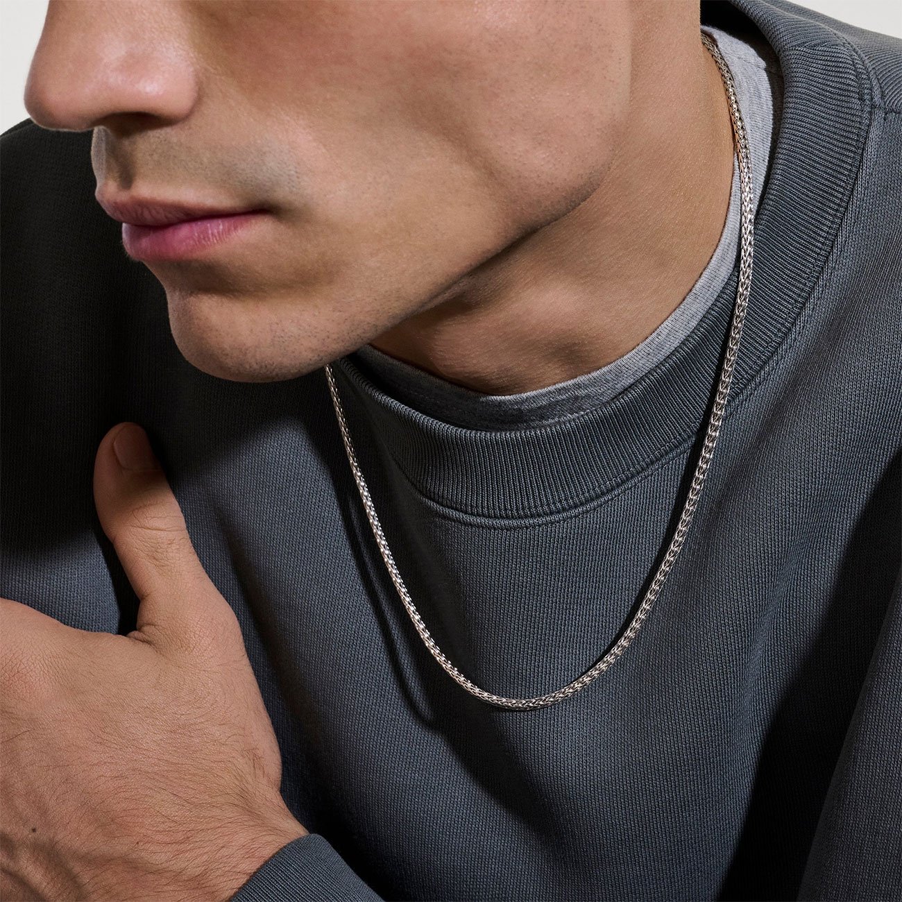 John Hardy Icon 22-Inch Mini Necklace in Sterling Silver - NM98893X22