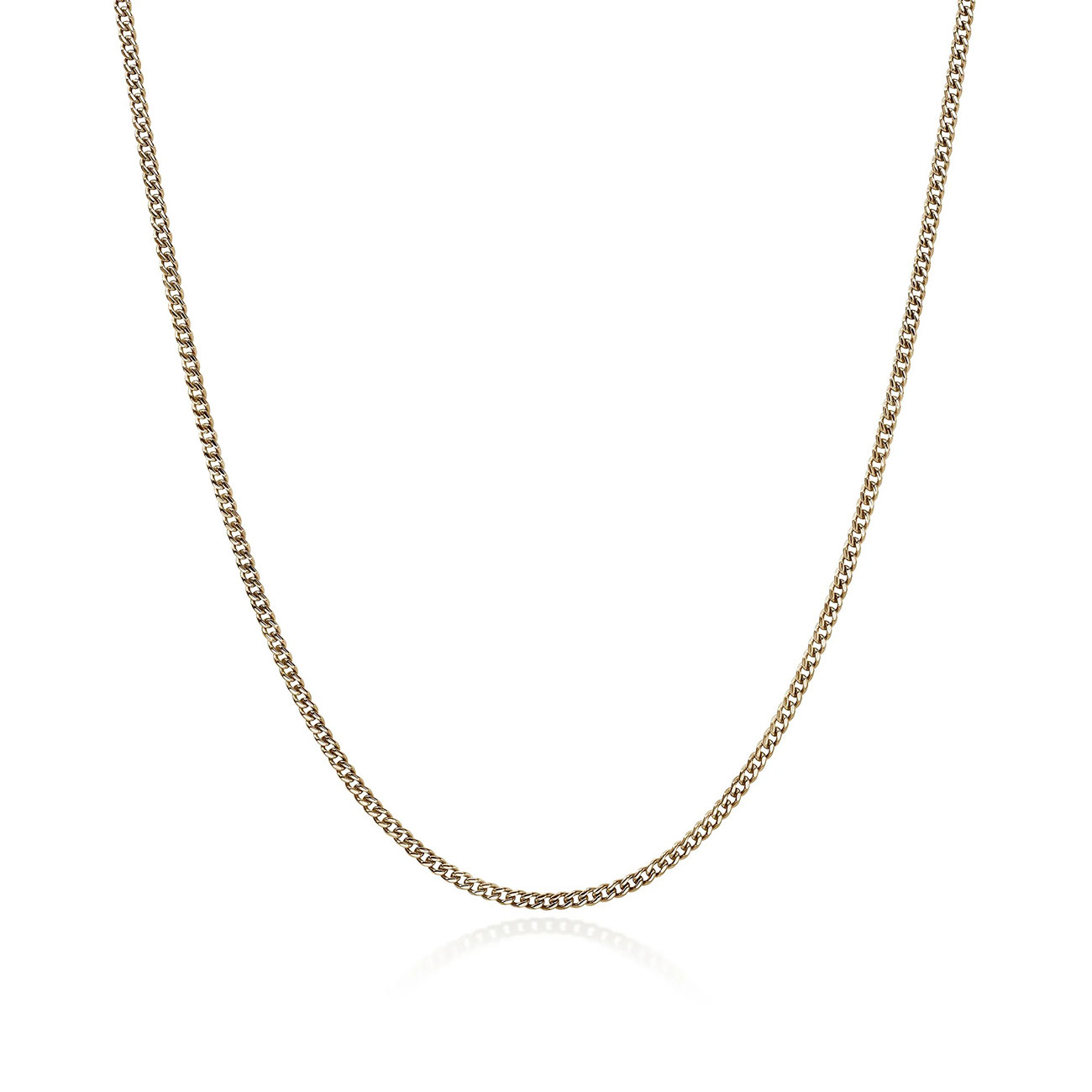 John Hardy Curb Chain Necklace, 2.1mm, 22-Inch in Gold - NMGG98811X22