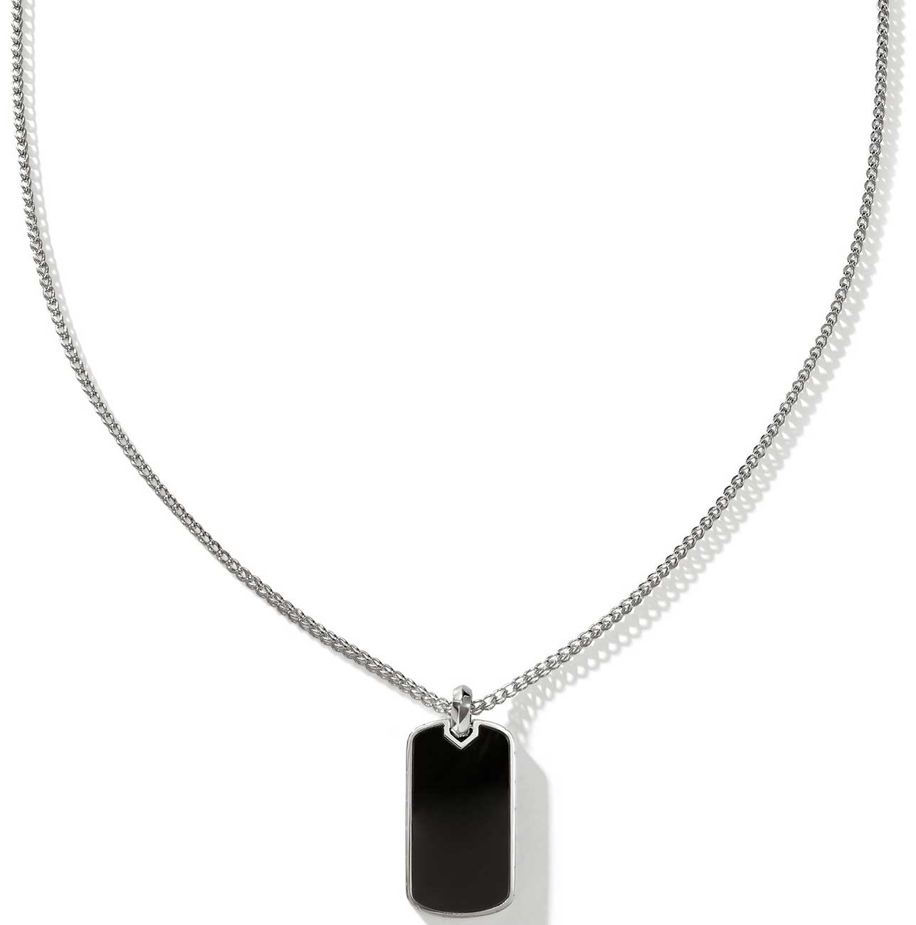 John Hardy Tag Pendant Necklace in Black Onyx - NMS9011321BONX22