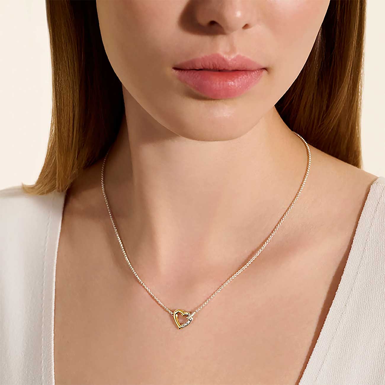 John Hardy JH Essential Heart Link Necklace - NZZP989722DIX16-18