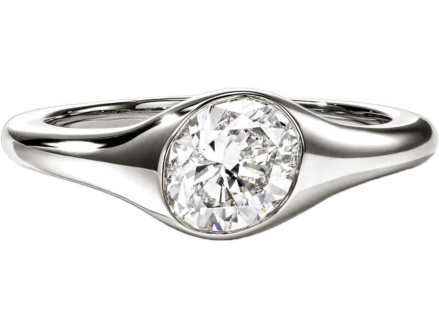 John Hardy JH Lovestruck Ring - Size 7 - with Diamond in Sterling Silver