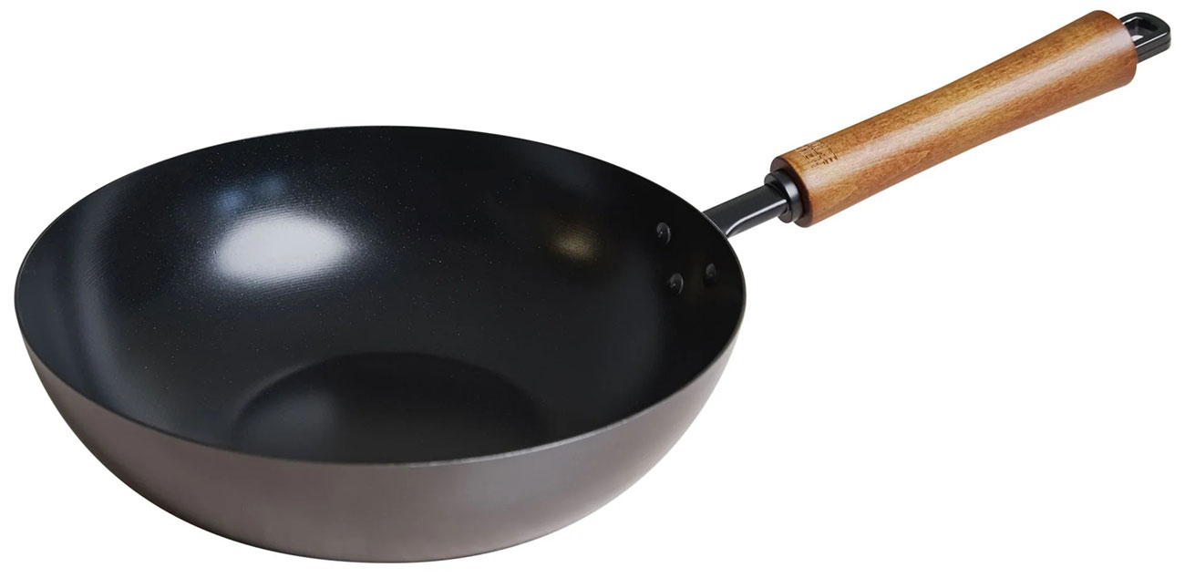 Joyce Chen Classic Series 9.5-Inch Carbon Steel Ceramic Nonstick Stir Fry Pan