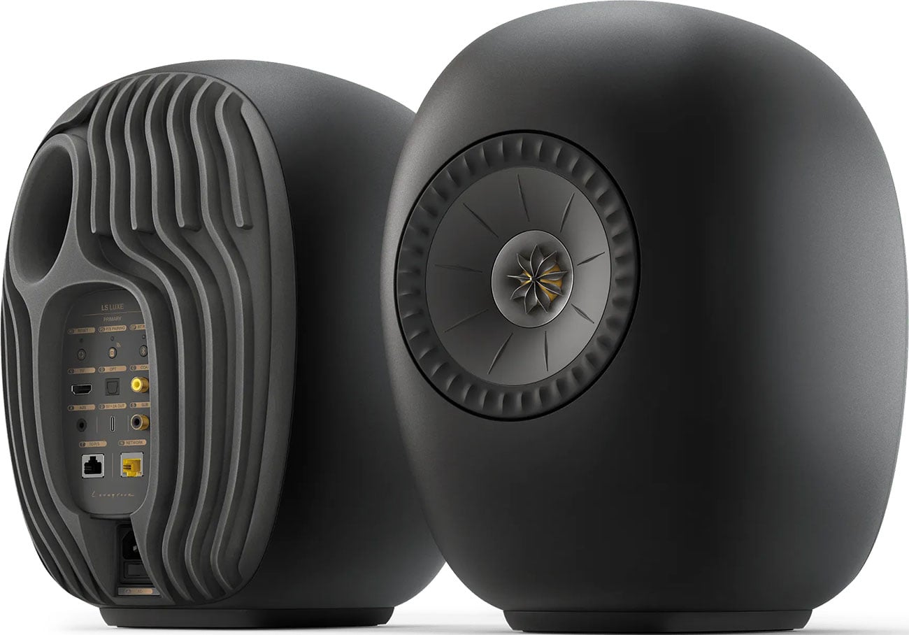KEF LS LUXE Powered Stereo Speakers with Wi-Fi, Bluetooth, Google Cast, and Apple AirPlay 2