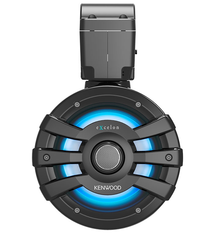 Kenwood eXcelon Motorsports 6.5-inch 2-Way Coaxial Tower Speakers with Illumination in Black