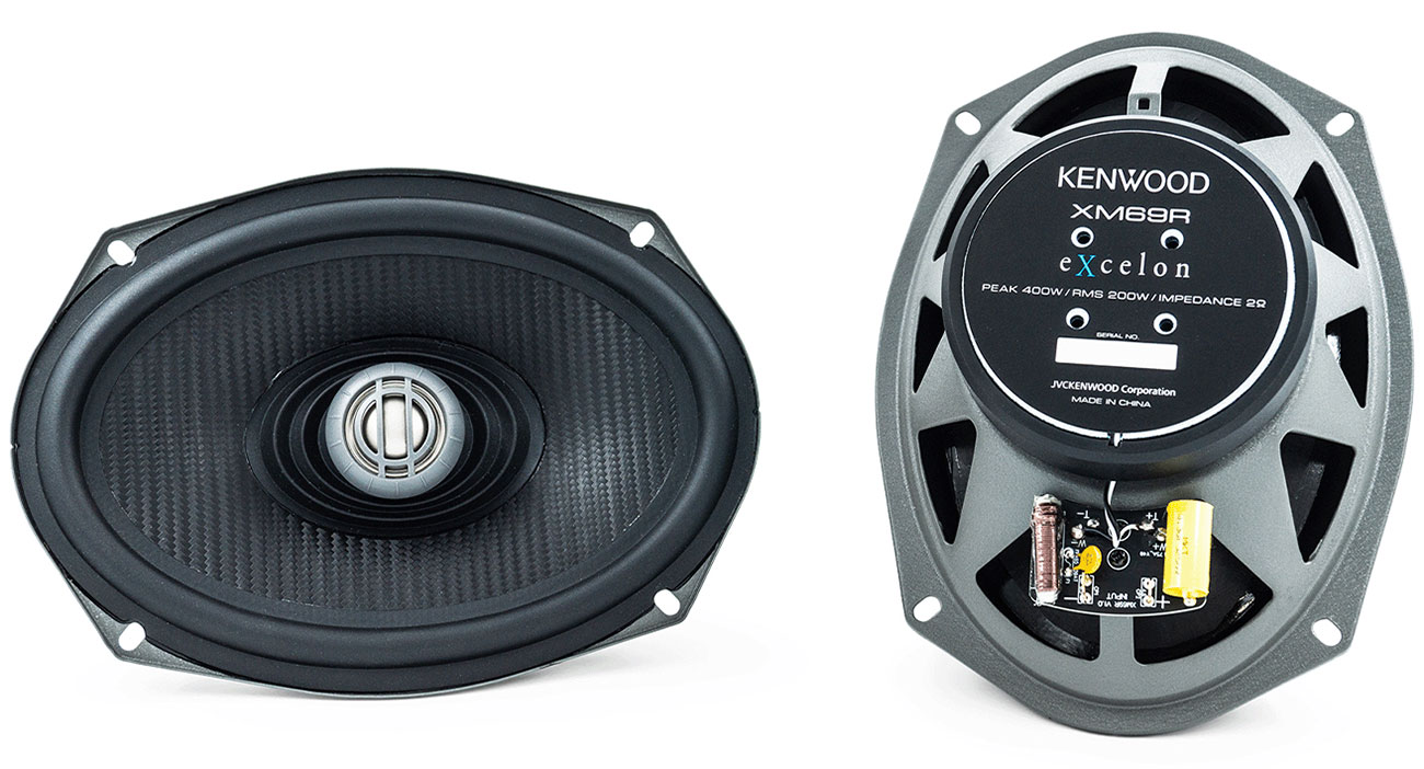 Kenwood eXcelon Motorsports 6x9-inch Coaxial Speakers - XM69R