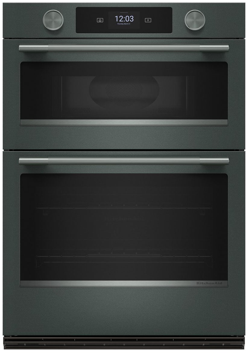 KitchenAid Smart Combo Wall Oven with Assisted Cook Cycles 30-Inch Wide in Juniper