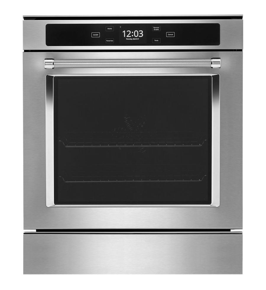 KitchenAid Smart 24-Inch Stainless Steel Single Convection Wall Oven