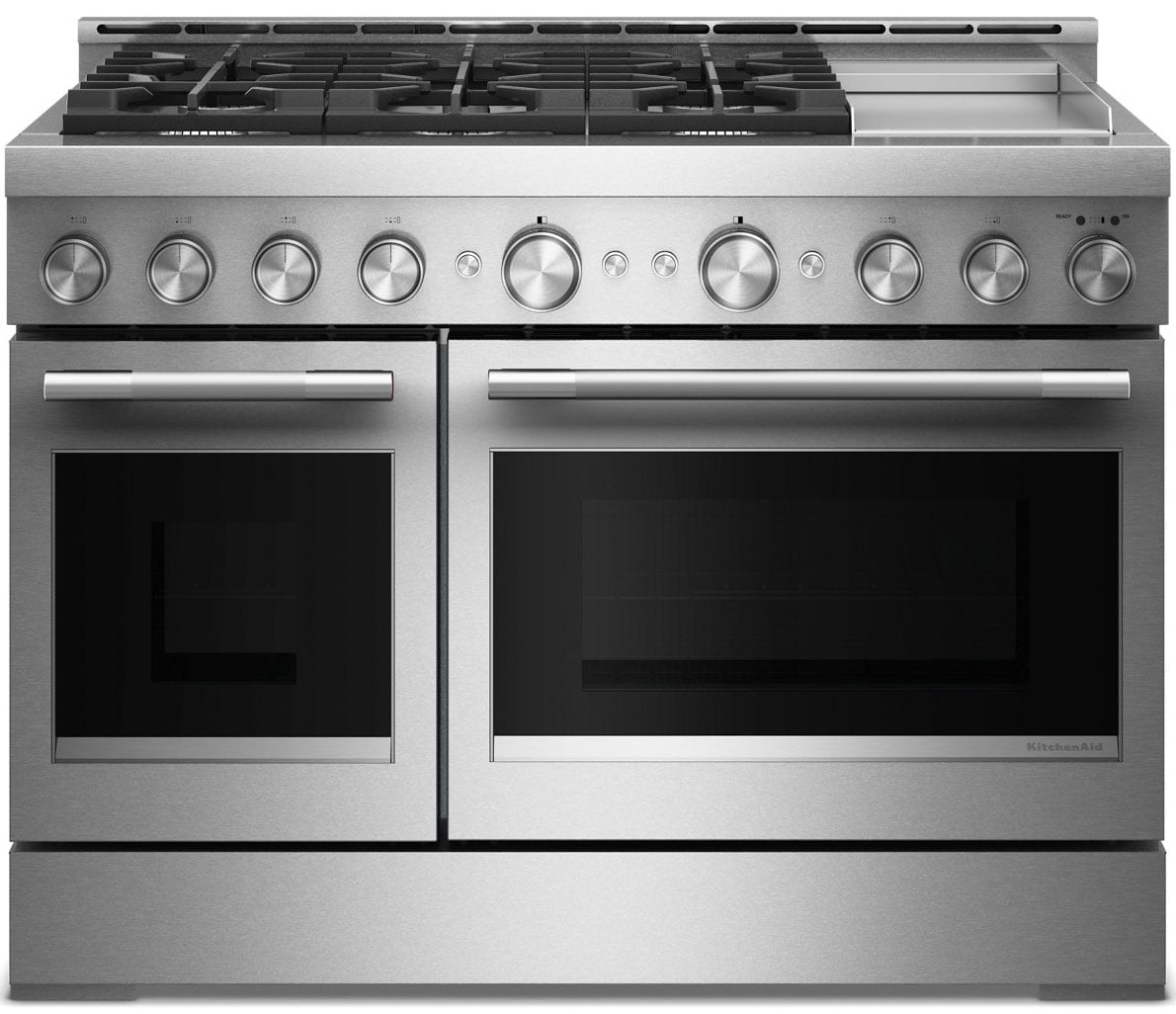 KitchenAid KFGD948SSS 6-Burner Commercial-Style Gas Range