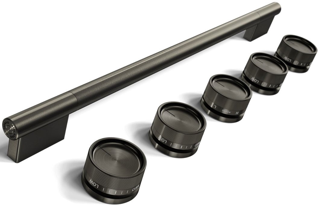 KitchenAid Handle and Knob Hardware Accessory Kit for Slide-In Gas Range in Black Ore