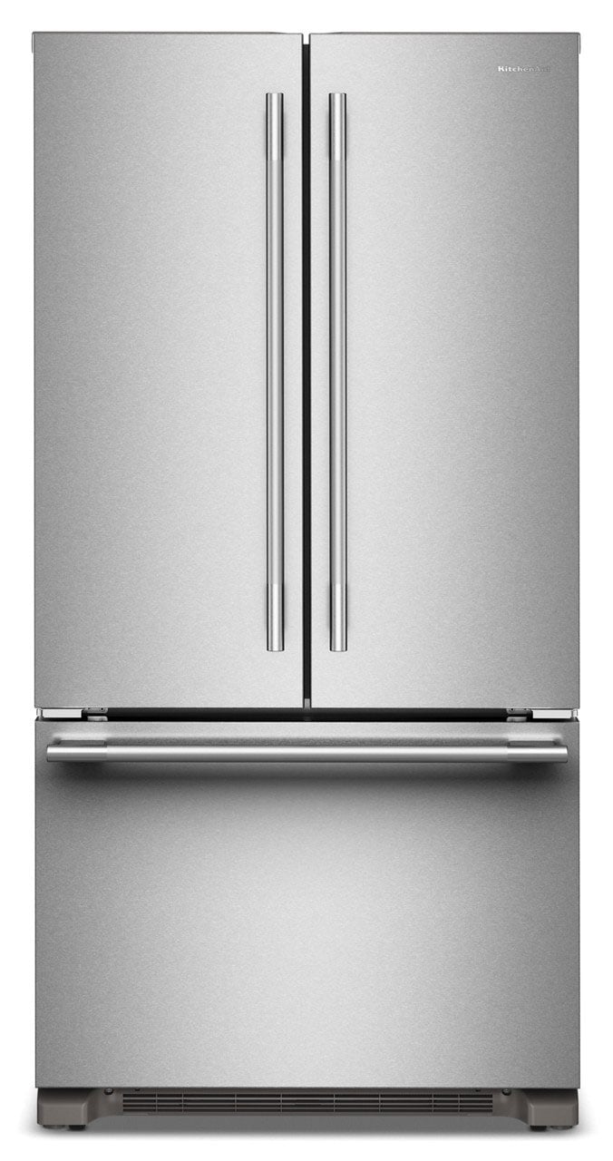 KitchenAid 22 Cu. Ft. Counter-Depth French Door Refrigerator 36-Inch Wide in PrintShield Stainless Steel