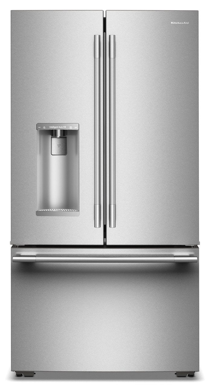 KitchenAid 23.1 Cu. Ft. Counter-Depth French Door Refrigerator 36-Inch Wide in PrintShield Stainless