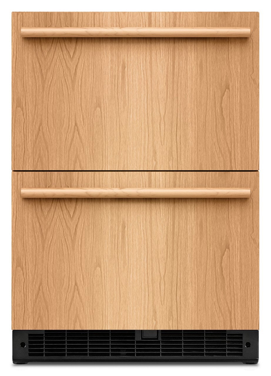 KitchenAid 4.4 Cu. Ft. Undercounter Double-Drawer Refrigerator 24-Inch Wide in Custom Panel