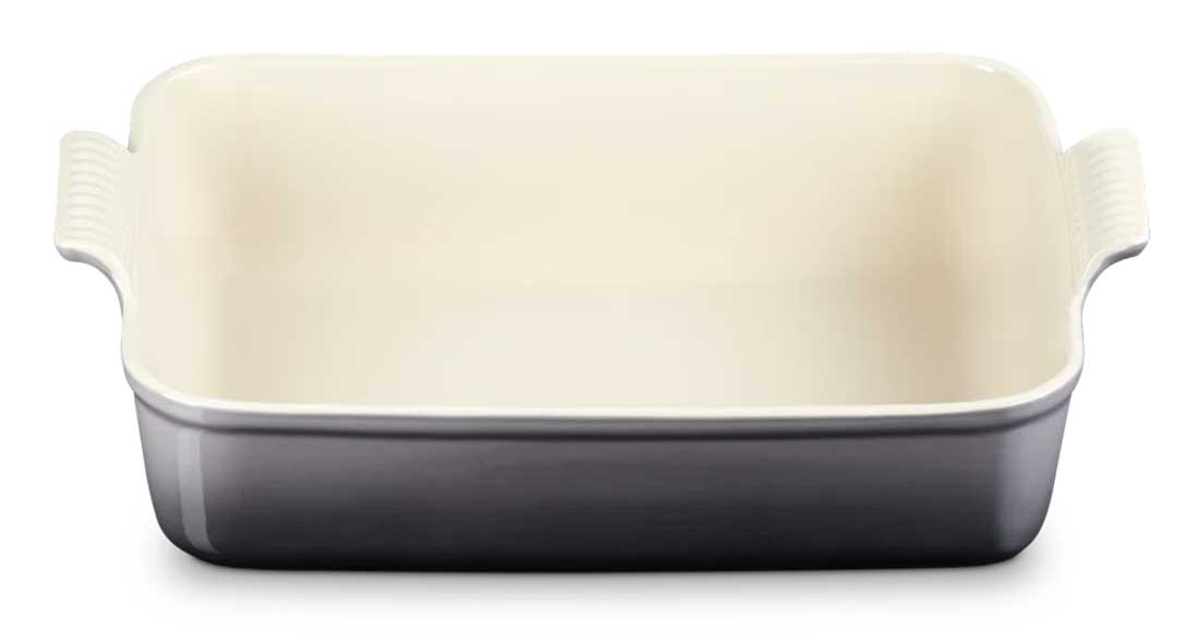 Le Creuset Heritage 6.75 Qt. Deep Rectangular Lasagna Dish in Oyster
