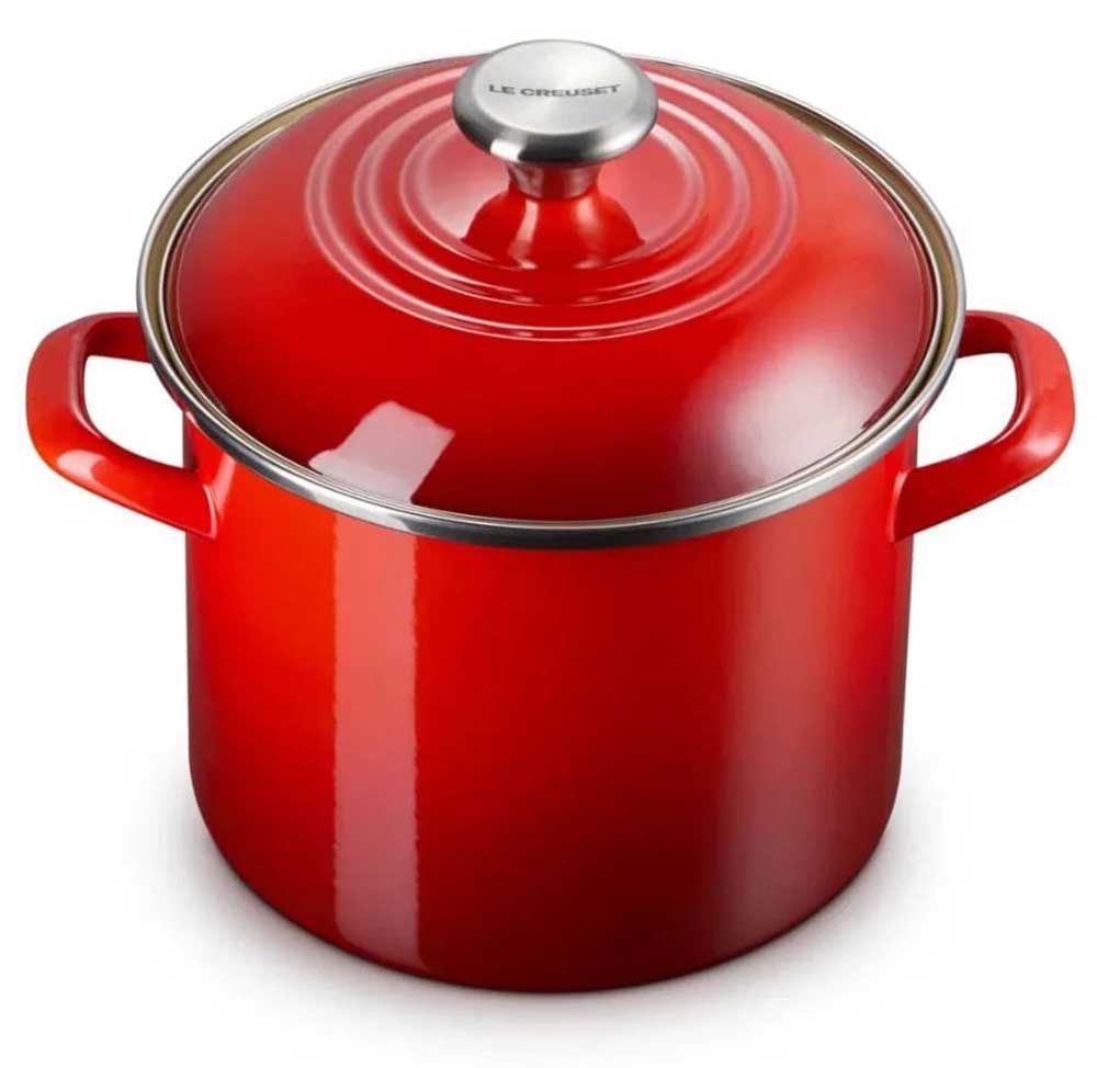Le Creuset 6 Qt. Classic Round Stockpot in Cerise