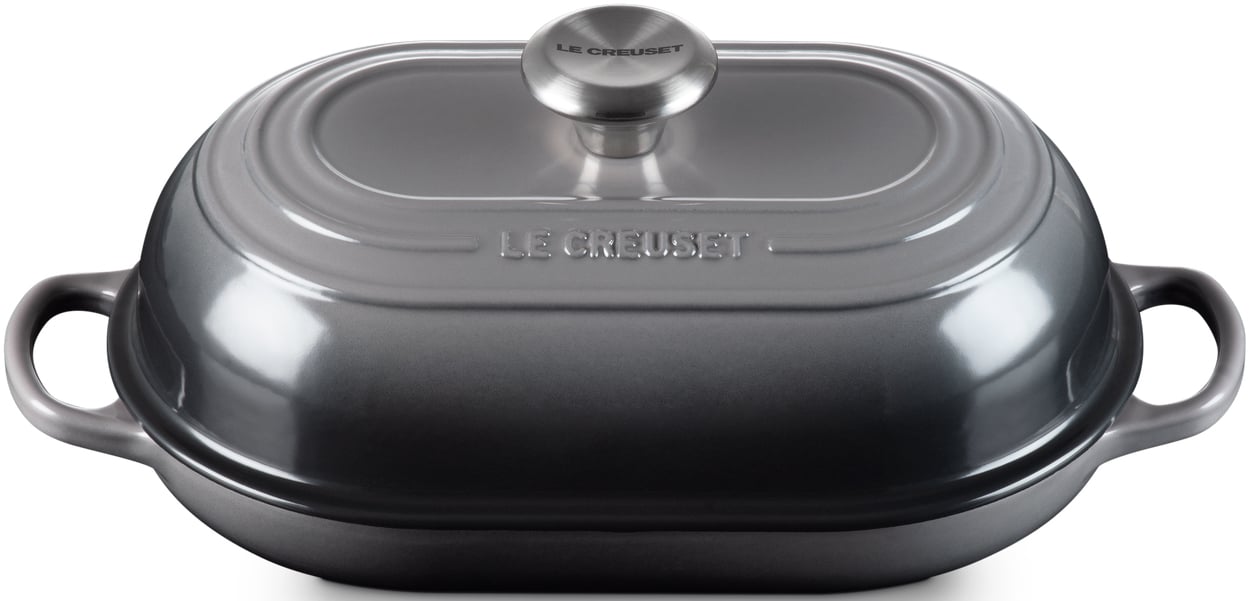 Le Creuset 11.5-Inch Oval Bread Oven in Oyster - 21302029444041