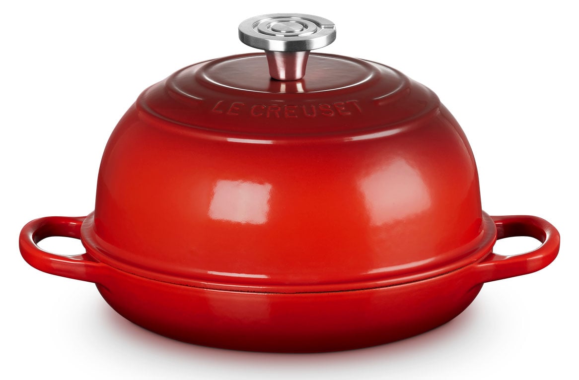 Le Creuset 1.75 Qt Enameled Cast Iron Bread Oven with Lid - Cerise
