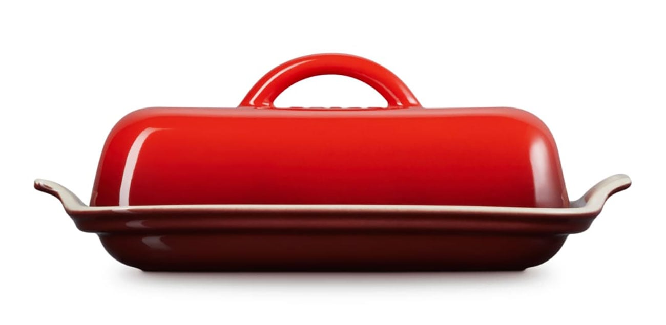 Le Creuset Heritage Cerise Butter Dish PG80430067 Abt