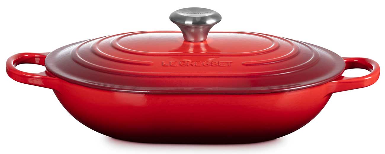 Le Creuset Signature 3.75 Quart Oval Casserole in Cerise