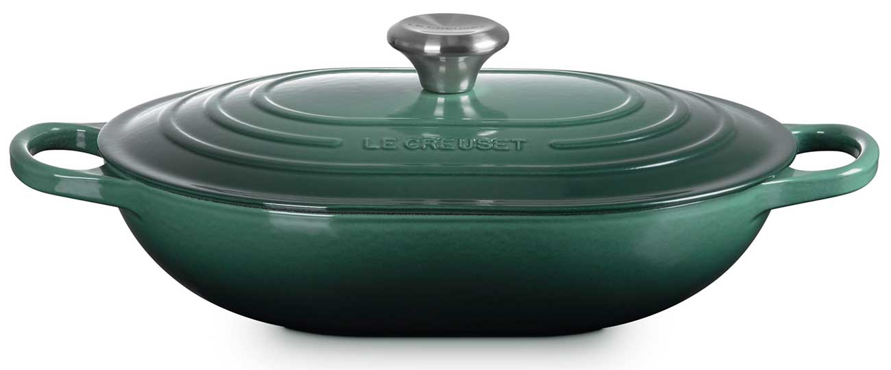 Le Creuset Signature 3.75 Quart Oval Casserole in Artichaut
