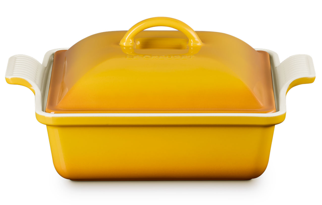 Le Creuset Square Covered Casserole in Nectar - 78005340672002