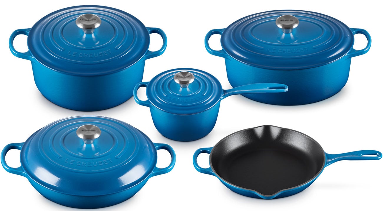 Le Creuset 9-Piece Cookware Set in Marseille -US00188000200002