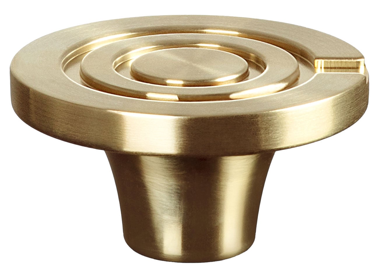Le Creuset Signature 2.2" Large Crucible Knob in Light Gold