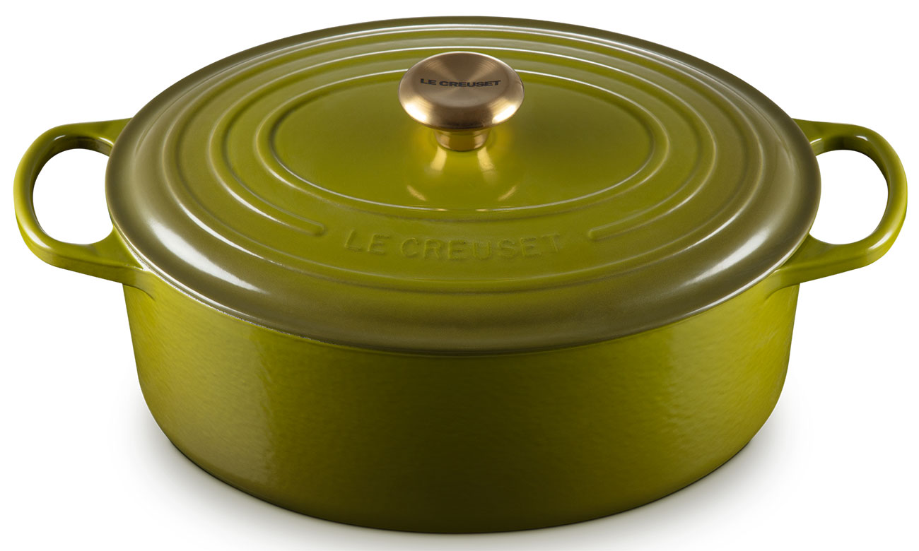 Le Creuset Signature 6.75 Qt. Oval Dutch Oven in Olive