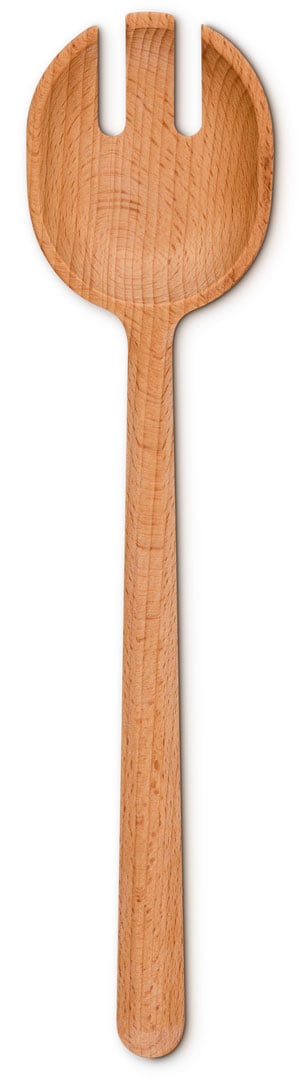 Le Creuset Signature Wood Serving Fork