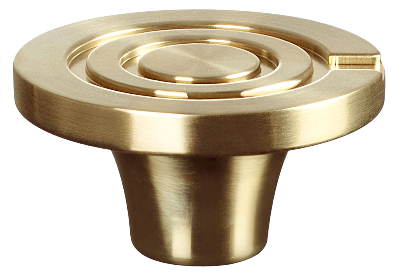 Le Creuset Signature 1.8" Medium Crucible Knob in Light Gold