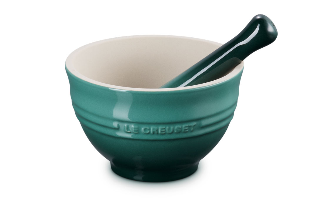 Le Creuset Mortar & Pestle in Artichaut