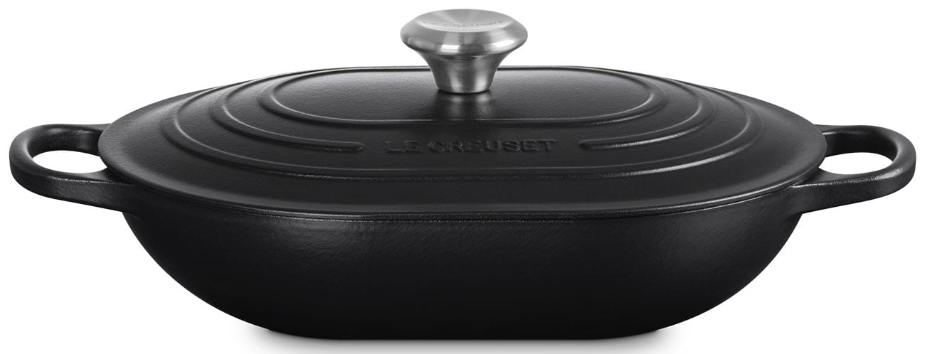 Le Creuset Signature 3.75 Quart Oval Casserole in Licorice