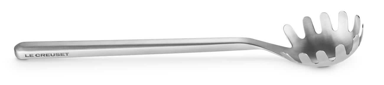 Le Creuset Signature Pasta Fork in Stainless Steel