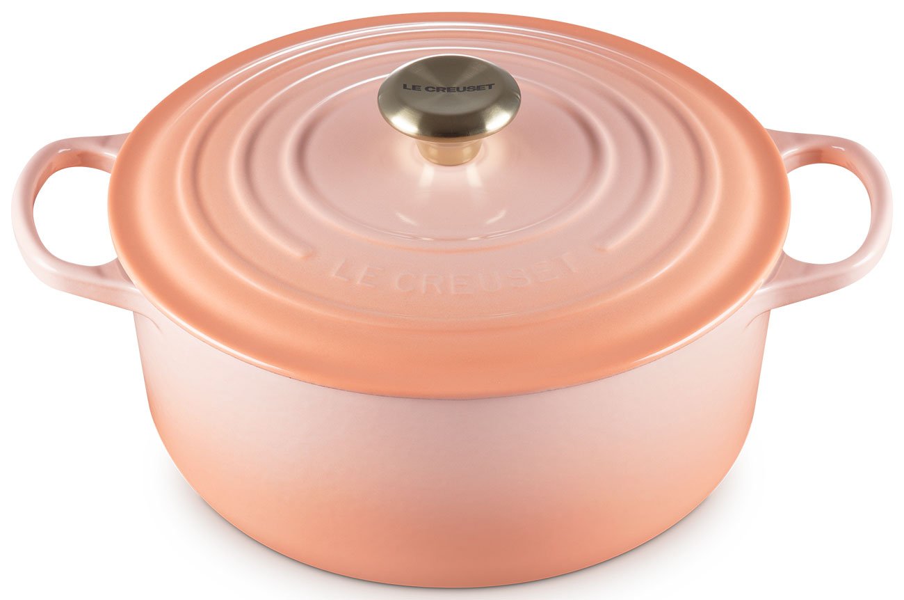 Le Creuset 5.5 Qt. Peche Round Dutch Oven