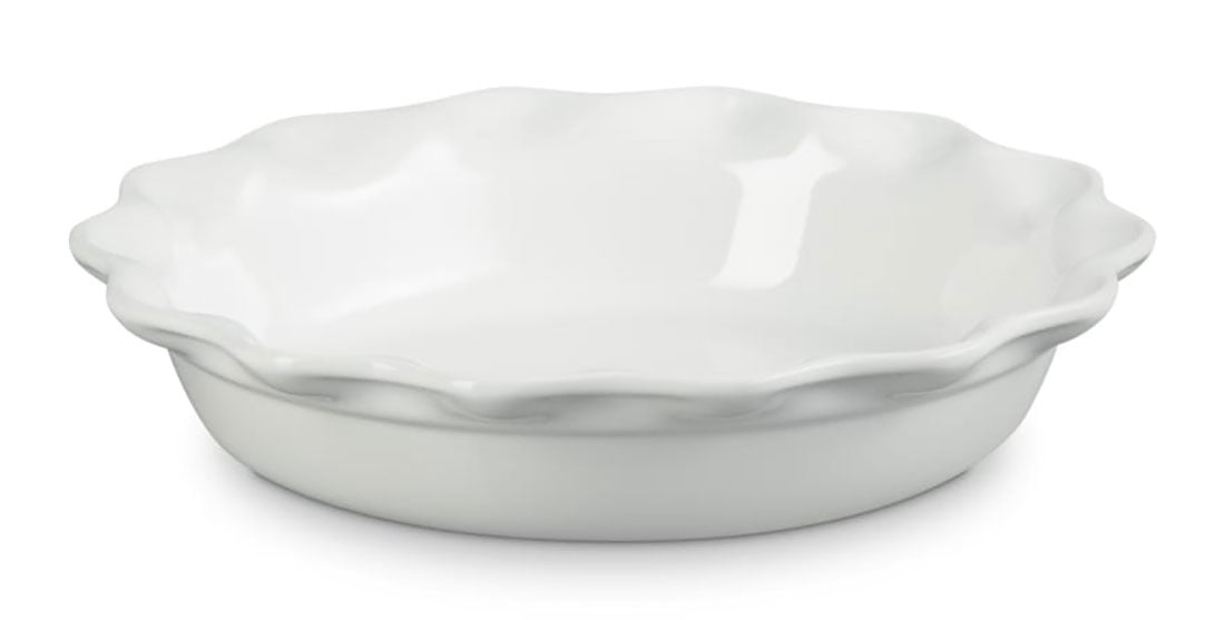 Le Creuset Heritage 9-Inch Pie Dish in White
