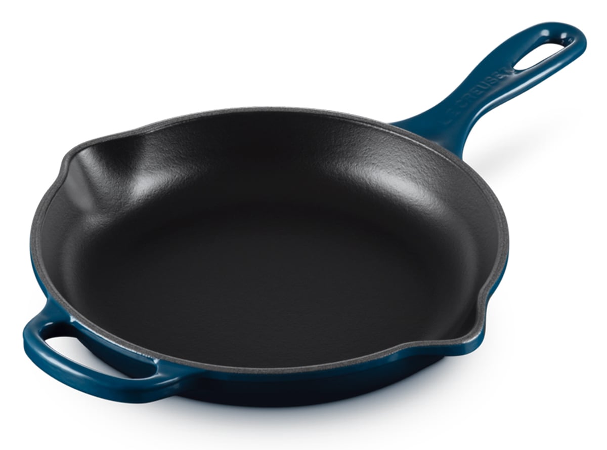 Le Creuset 9" Enameled Cast Iron Skillet with Helper Handle - Nuit