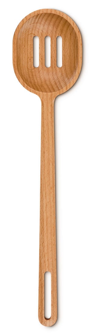 Le Creuset Signature Wood Slotted Spoon