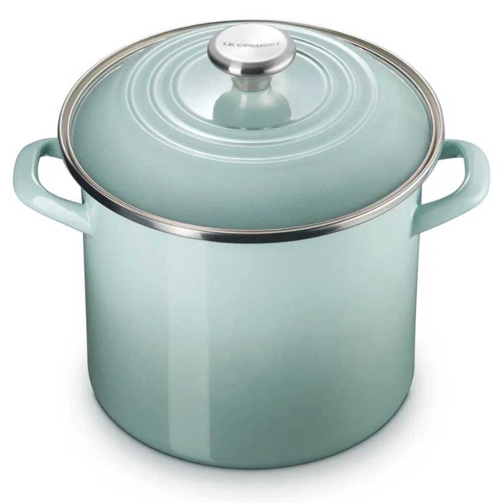 Le Creuset 8 Qt. Classic Round Stockpot in Sea Salt
