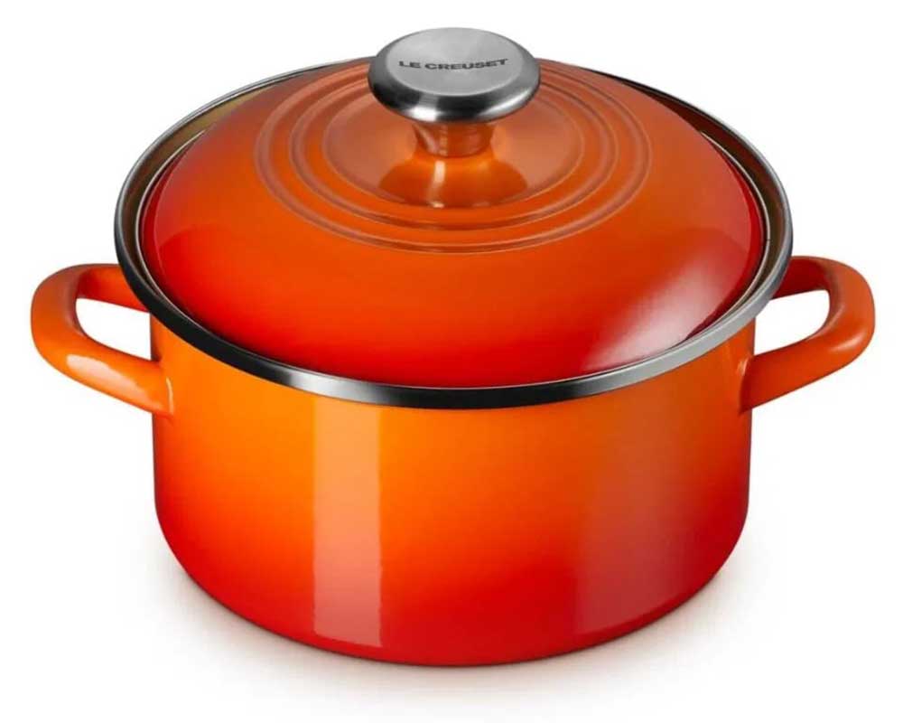 食器 159 Le Creuset 3.8 Qt. Stockpot in Flame - 56002020090241 | Abt