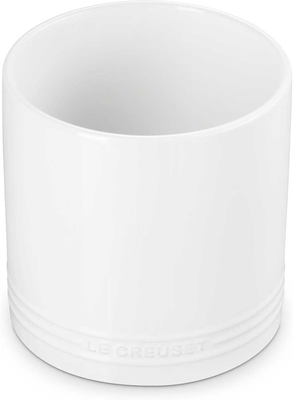 Le Creuset 2.7 Qt Signature Large Utensil Crock in White
