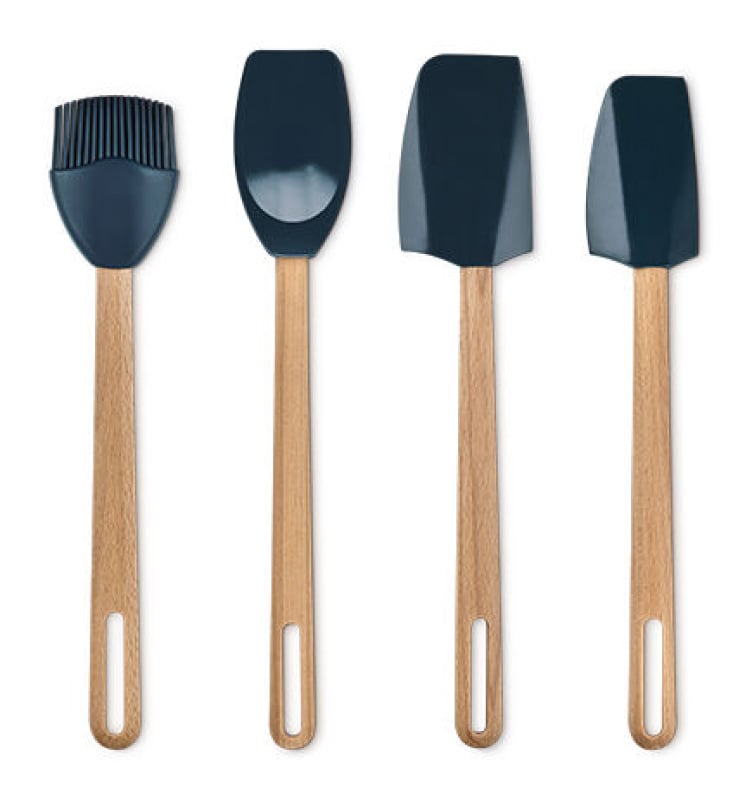 Le Creuset Signature 4-Piece Silicone Tools Set in Nuit