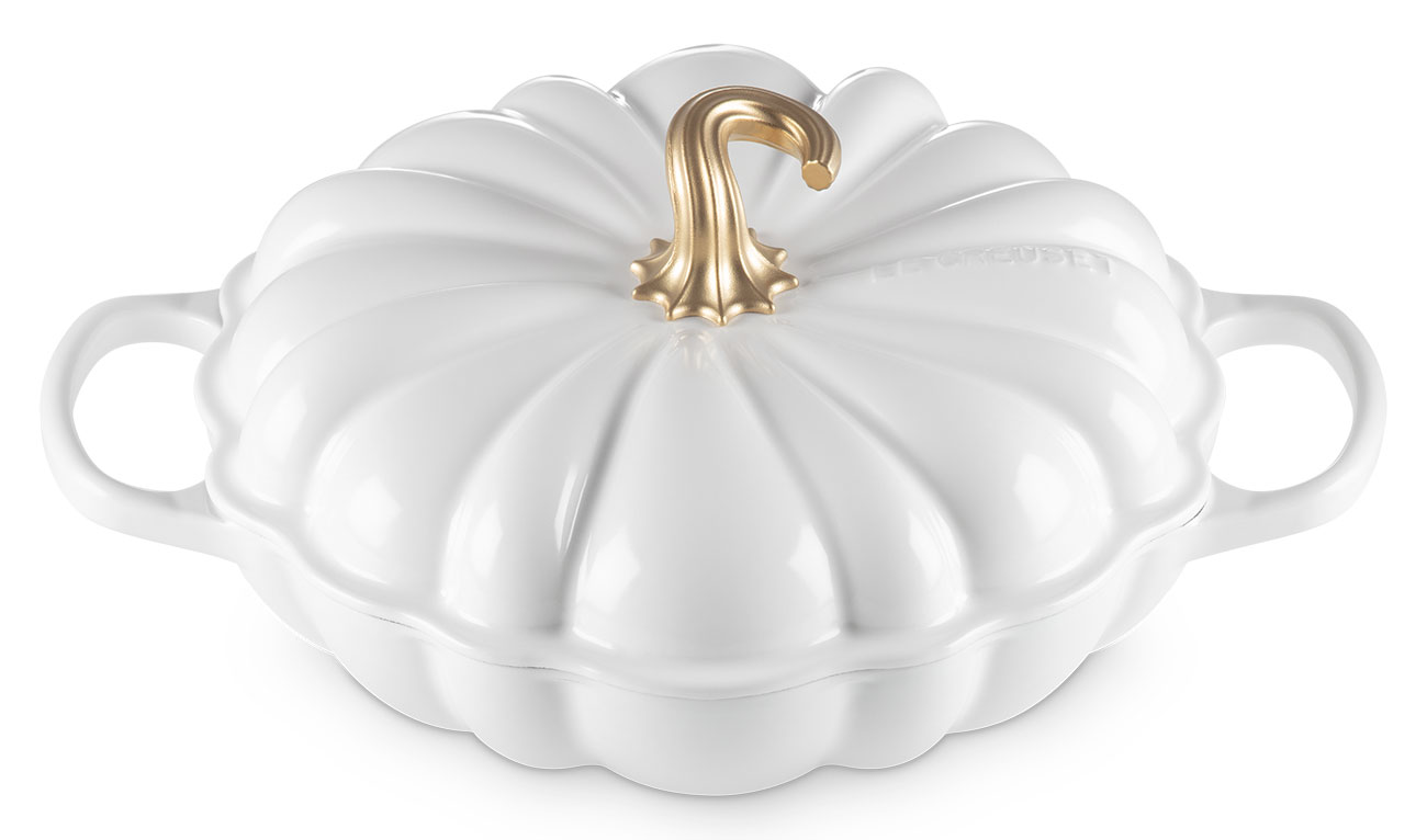 Le Creuset Signature Pumpkin Braiser White 21338028W010391