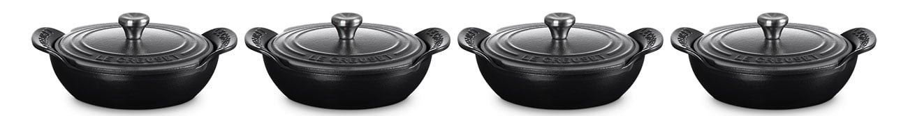 Le Creuset Gourmand Collection Braiser Set of 4 With Lid