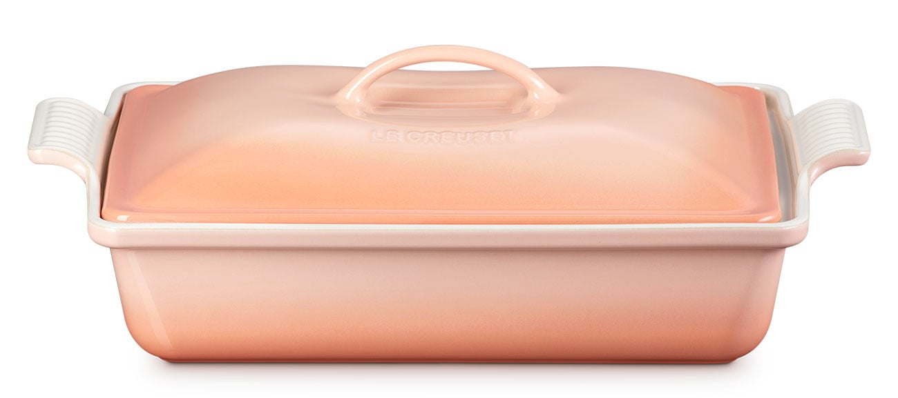 Le Creuset Heritage 4 Qt. Rectangular Casserole in Peche