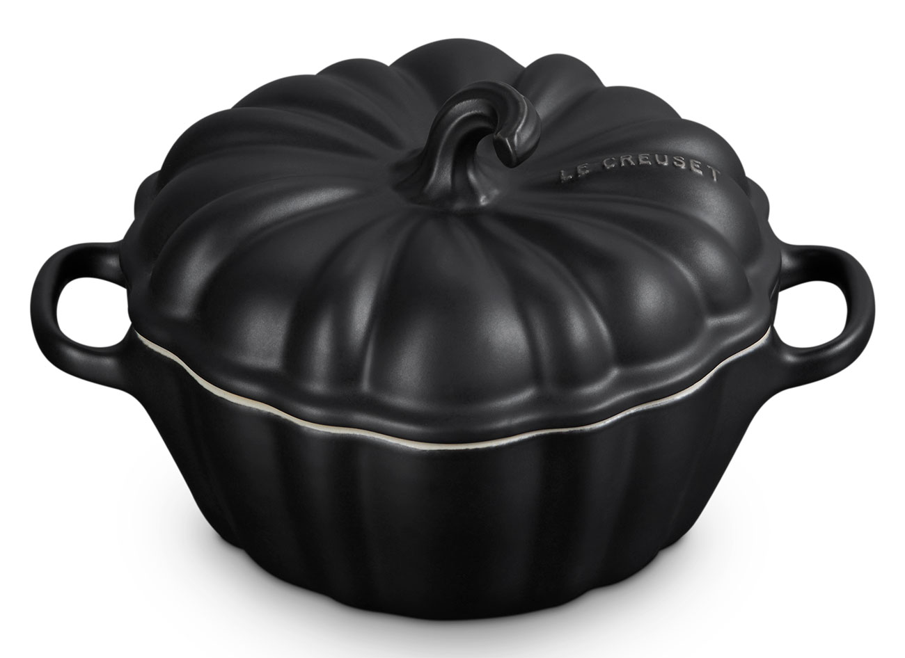 Le Creuset 12 Oz. Mini Pumpkin Cocotte in Licorice