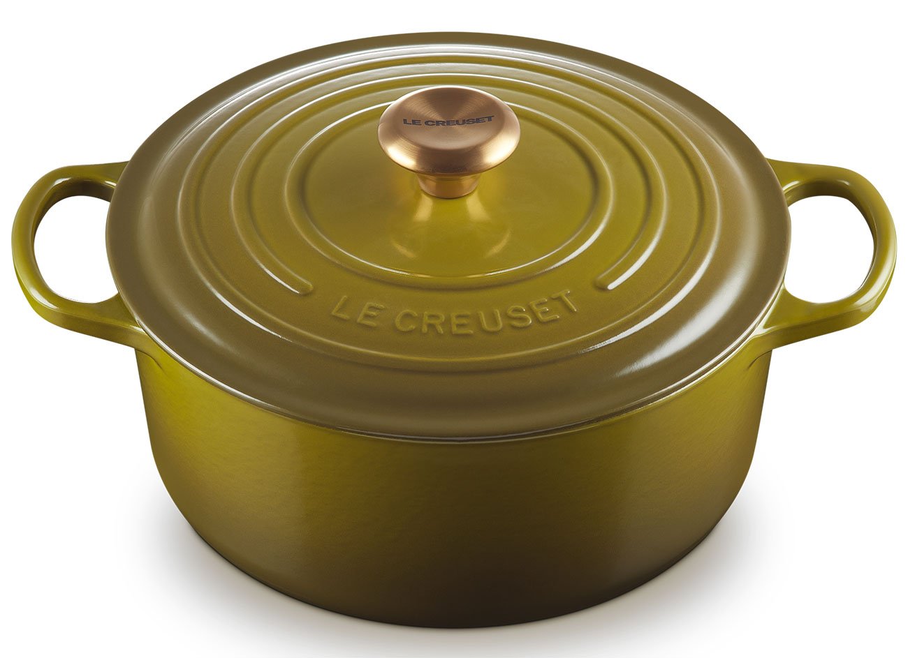 Le Creuset 5.5 Qt. Olive Round Dutch Oven