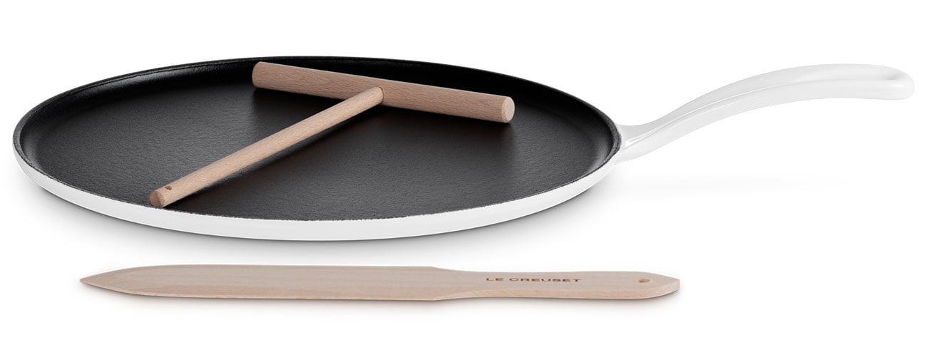 Le Creuset Traditional Round Crepe Pan in White