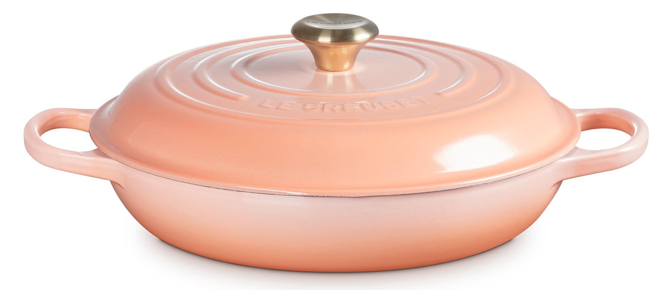 Photos - Other Accessories Le Creuset Signature 3.5 Qt. Braiser in Peche 21180030423071 