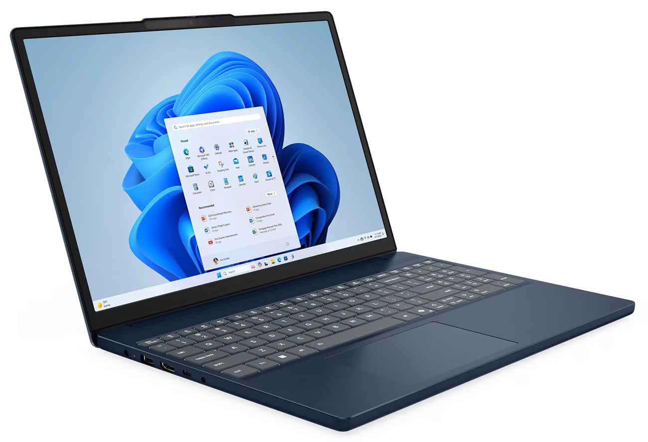 Lenovo IdeaPad Slim 3 Laptop 15.3-Inch in Cosmic Blue | Abt