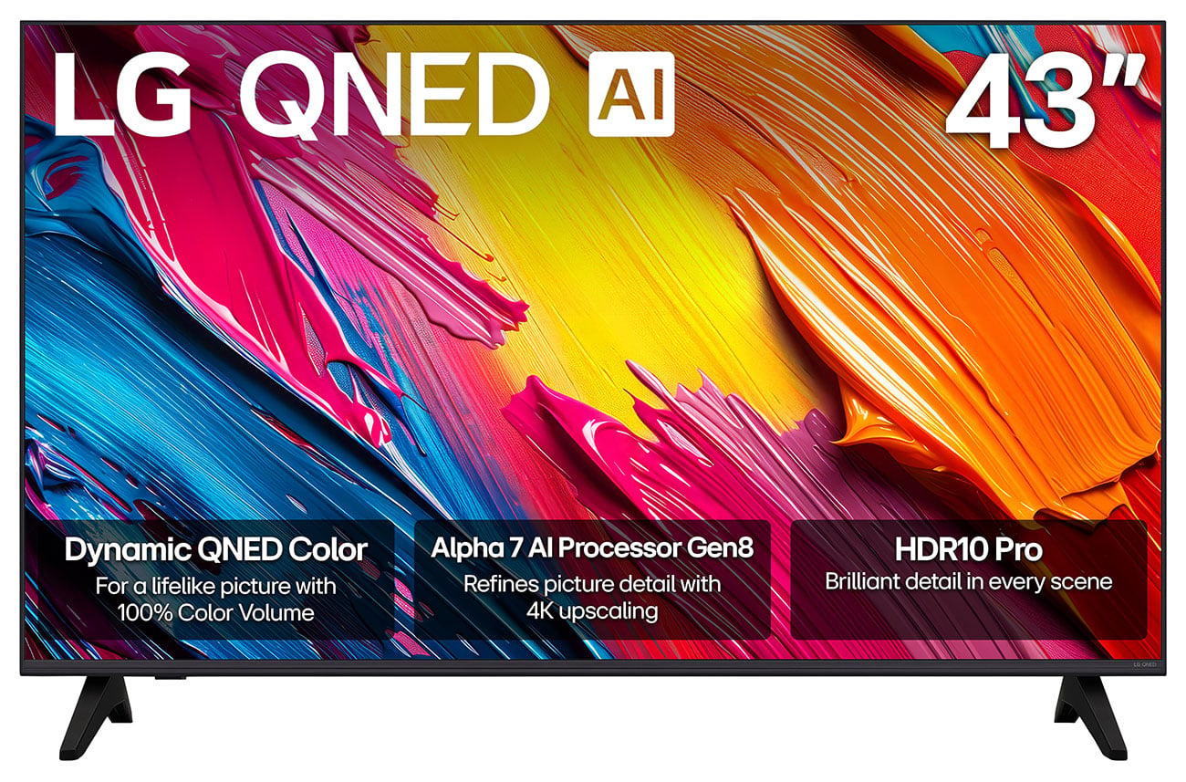 LG QNED70A Series QNED AI TV 43Inch 4K Smart with webOS 25